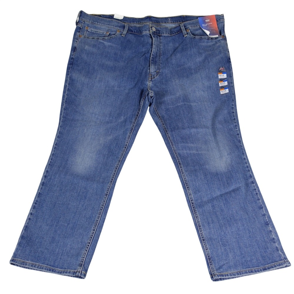 Levis 541 Athletic Taper Mens Jeans 50x30 Medium Blue Stretch All Seasons Tech